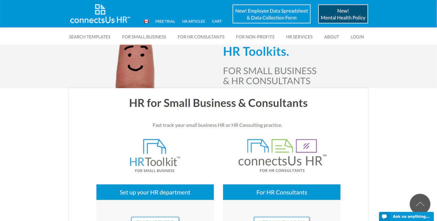 Connectsus HR - main screenshot